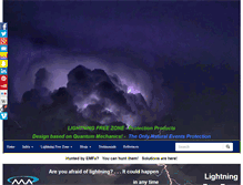 Tablet Screenshot of lightningfreezone.com